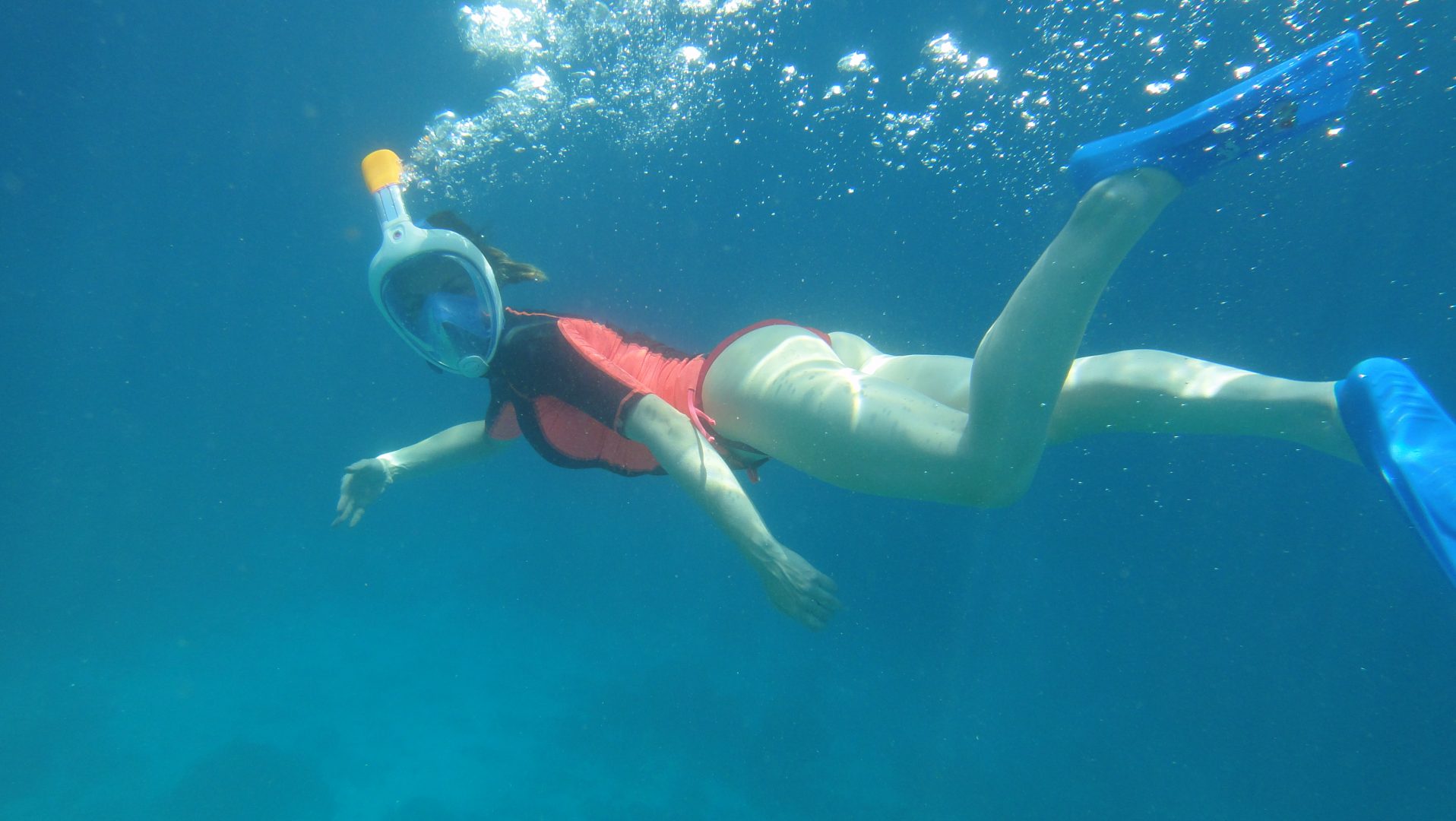 Caro se régale en plongée