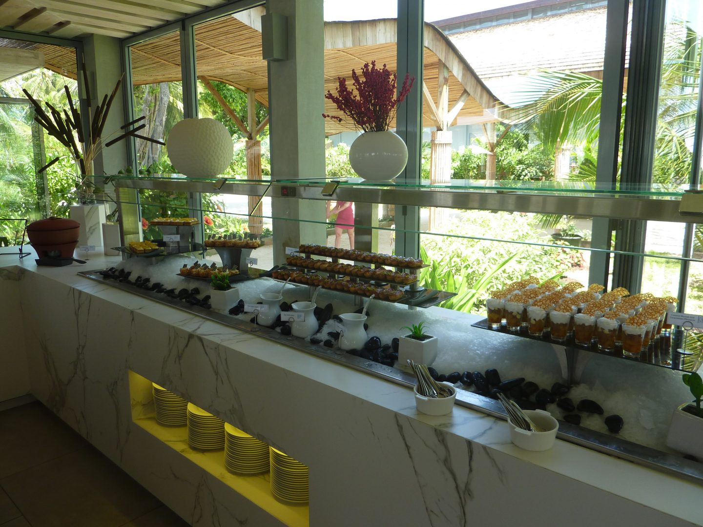 Un choix de desserts pour un repas de midi