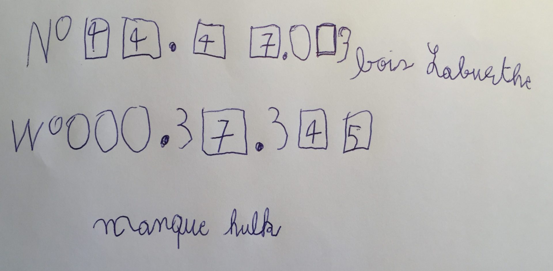 Solution pour l'énigme du bois de Cotor Laburthe