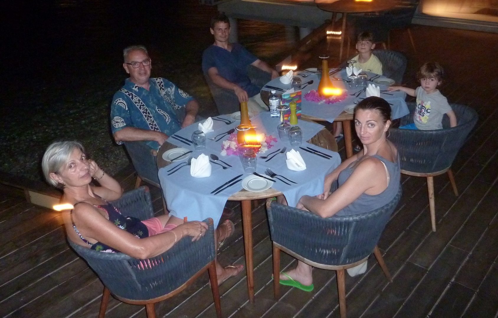 Repas aux chandelles