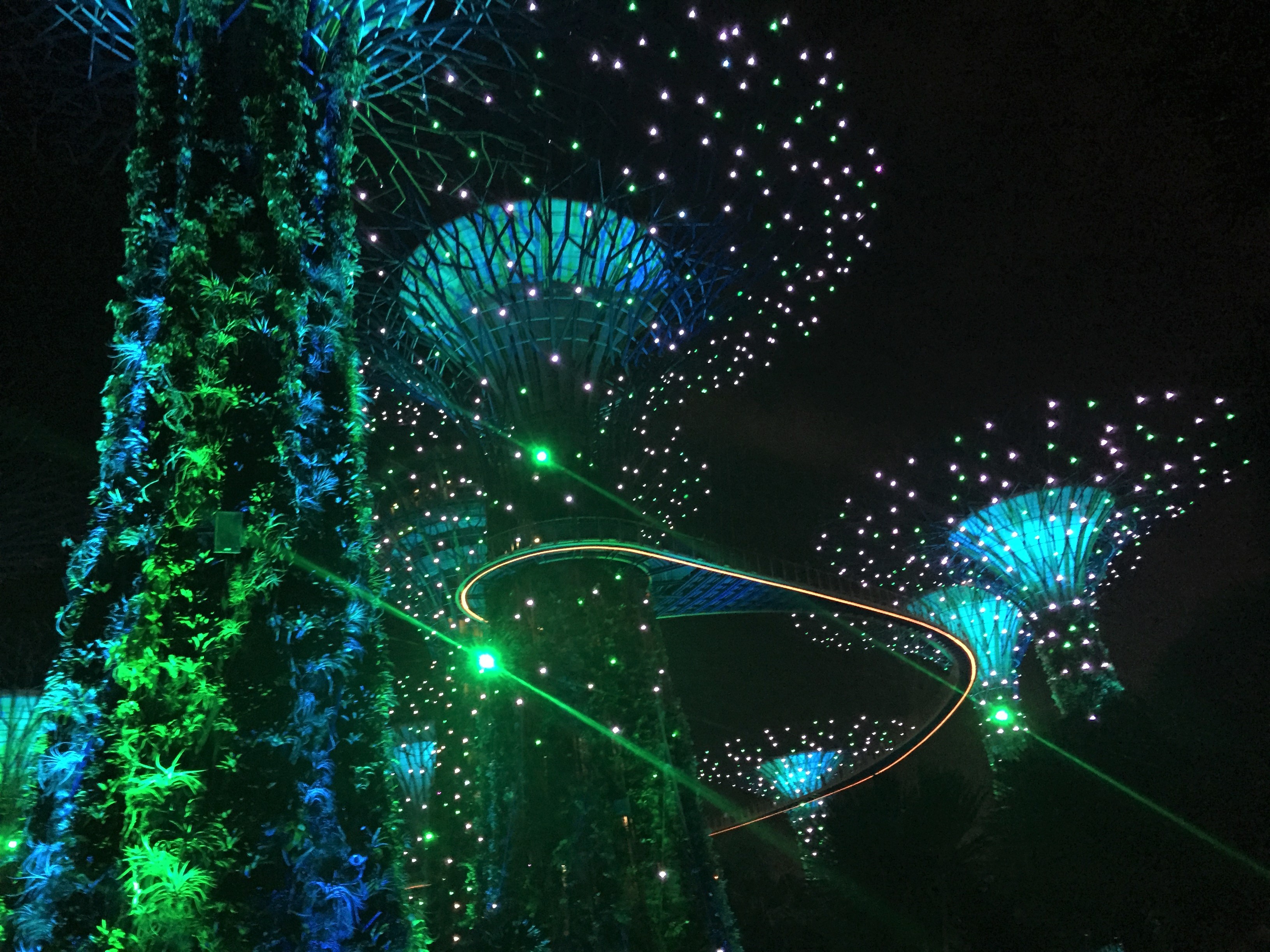 En vert et bleu maintenant