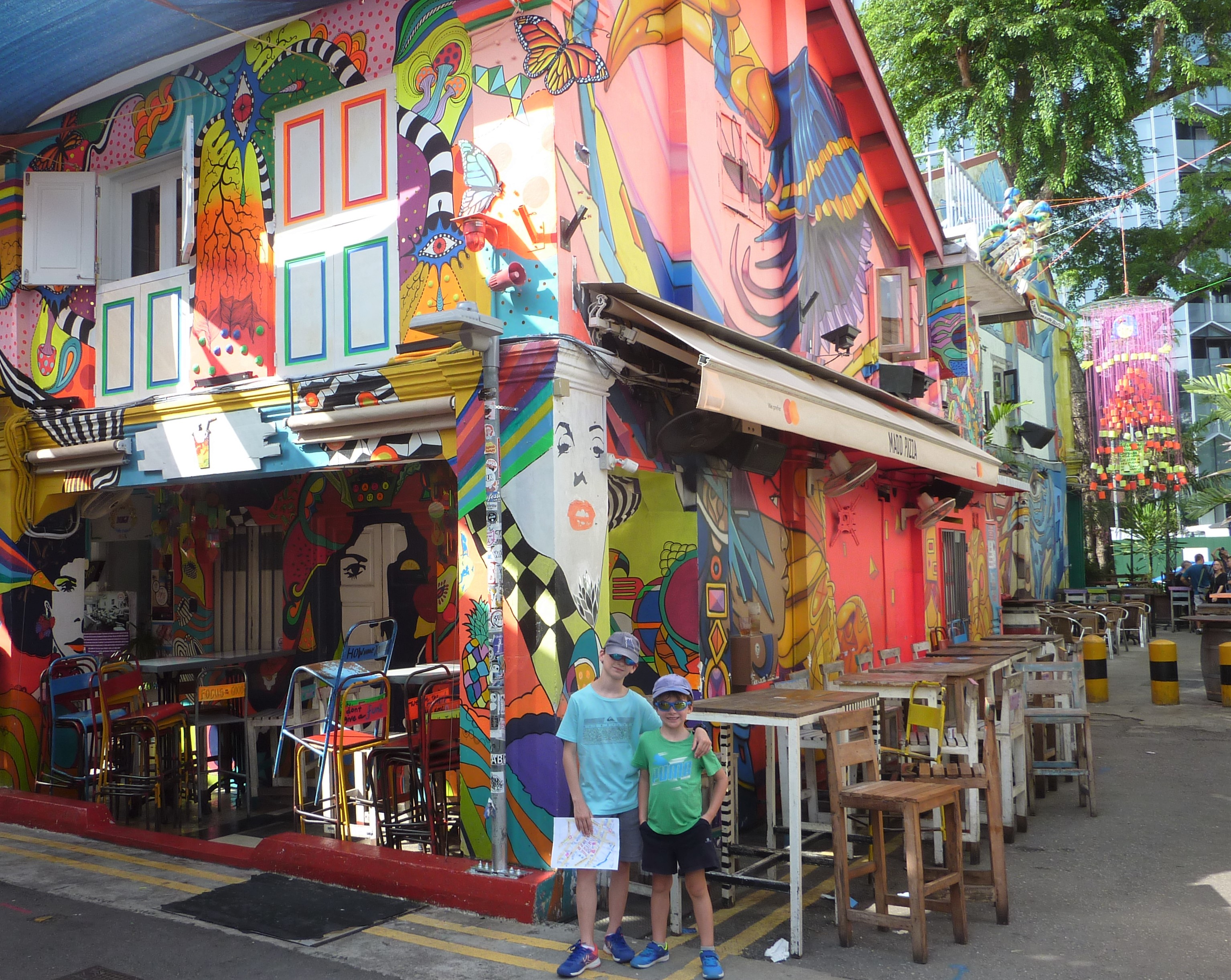 Ambiance ultra branchée dans le quartier Arabe