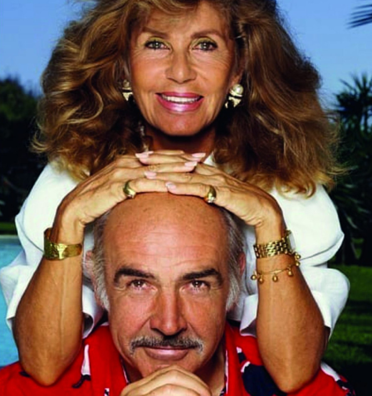 Sean Connery et son épouse Micheline Roquebrune