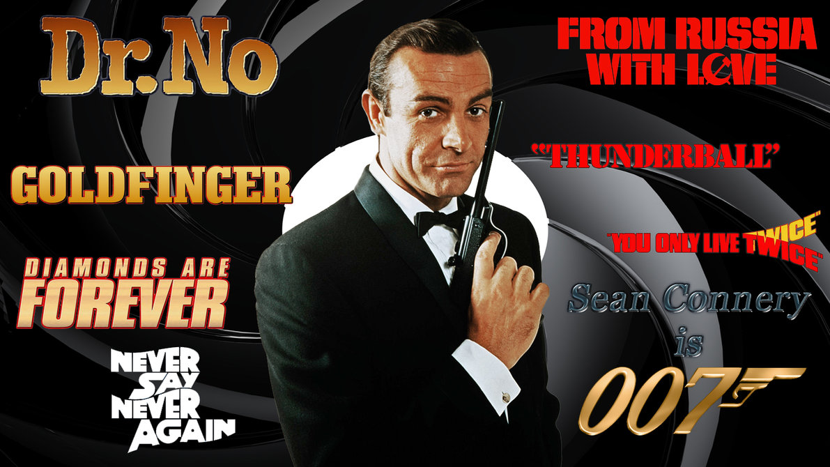 Les 7 premiers James Bond avec Sean Connery