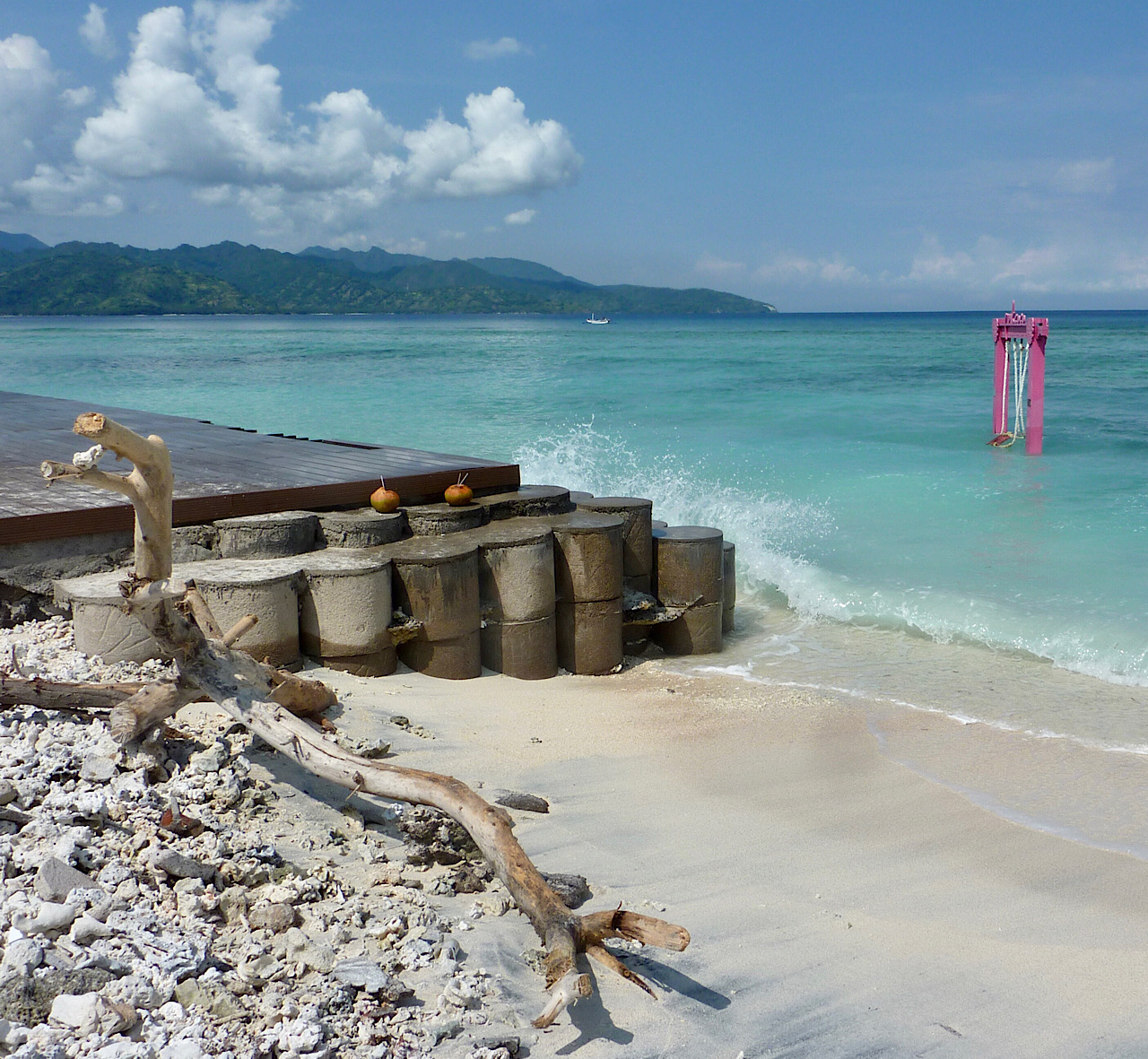 Renforcement des protections contre la mer