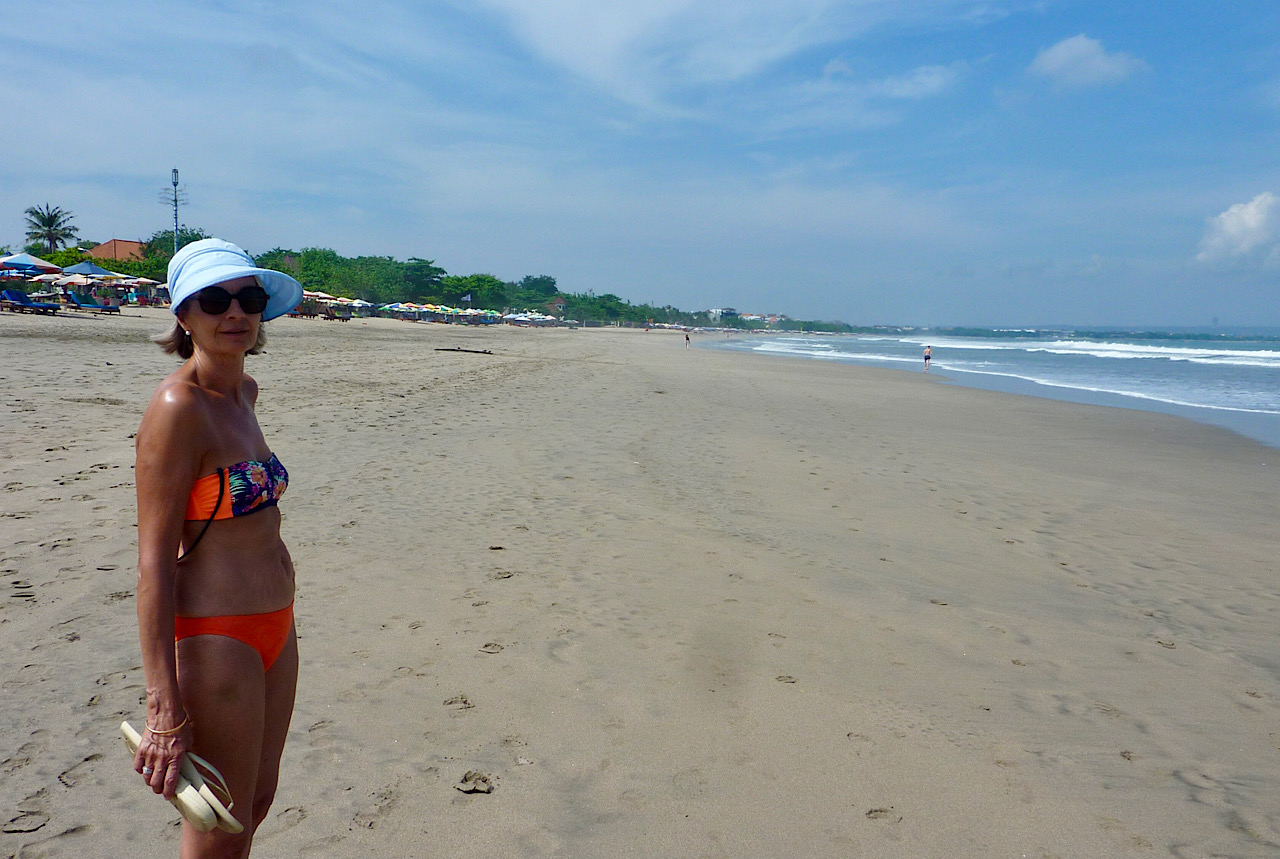 La plage de Seminyak côté sud