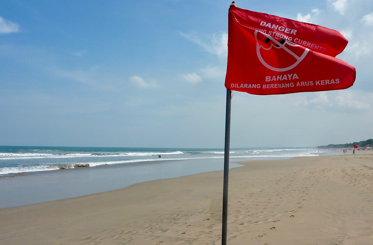 La plage de Seminyak côté nord