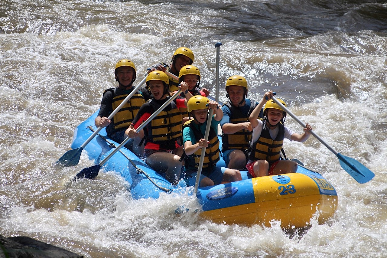 En pleine action avant la fin de notre descente infernale