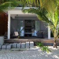 La maison vue de la plage La maison vue de la plage