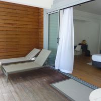 Les transats sur la terrasse Les transats sur la terrasse