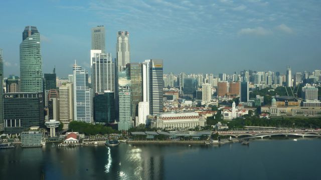 Skyline de Marina Bay