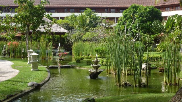 Joli décor dans un grand hôtel