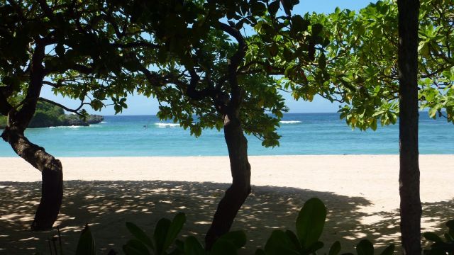 Vue de la mer depuis la promenade