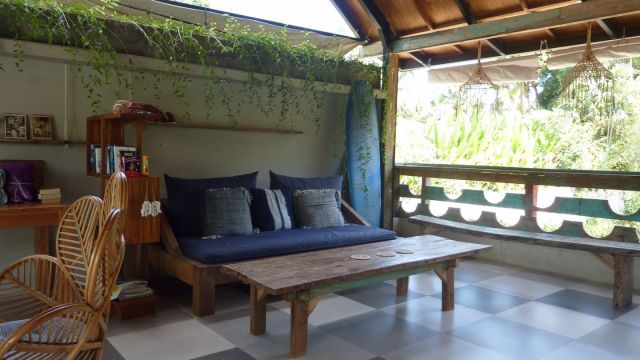 Quiet Leaves Surf Stay : La zone de repos